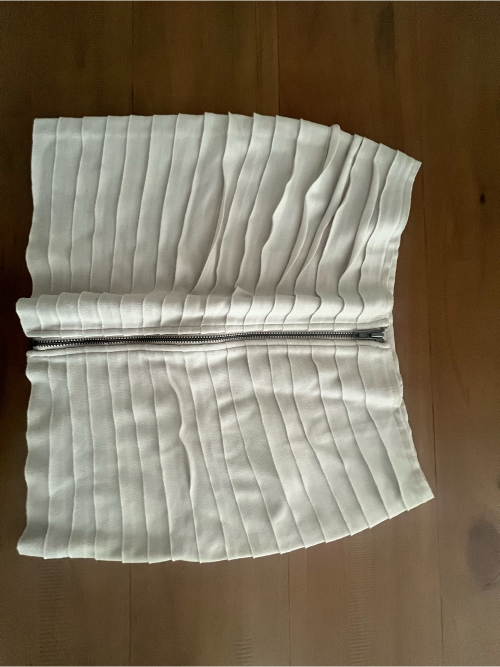 Urban Outfitters White Pleated Mini Skirt